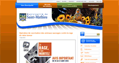Desktop Screenshot of municipalite.saint-mathieu.qc.ca